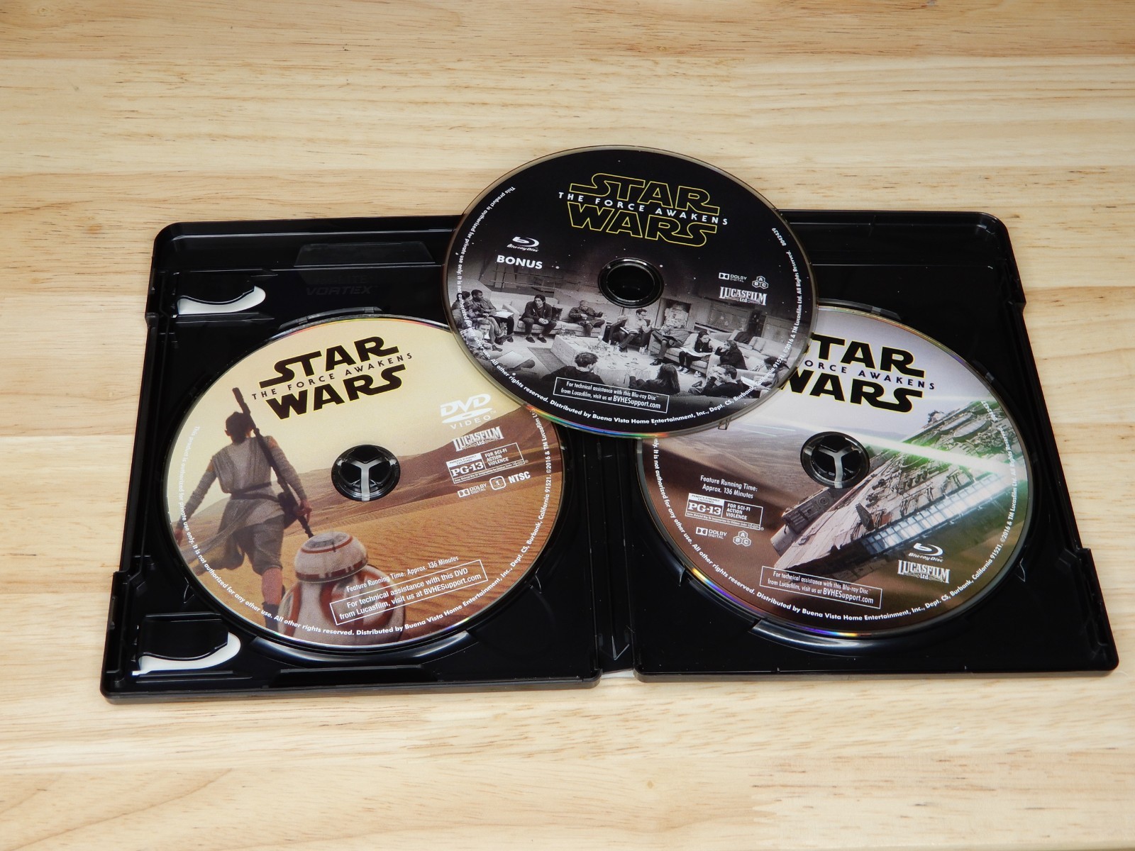 Star Wars: Episodes 1-7 (Blu-ray & DVD, 7 movie Lot) Mark Hamill, Harrison Ford