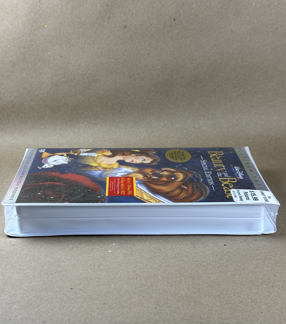 Beauty and the Beast VHS Platinum Edition Brand New Sealed Disney