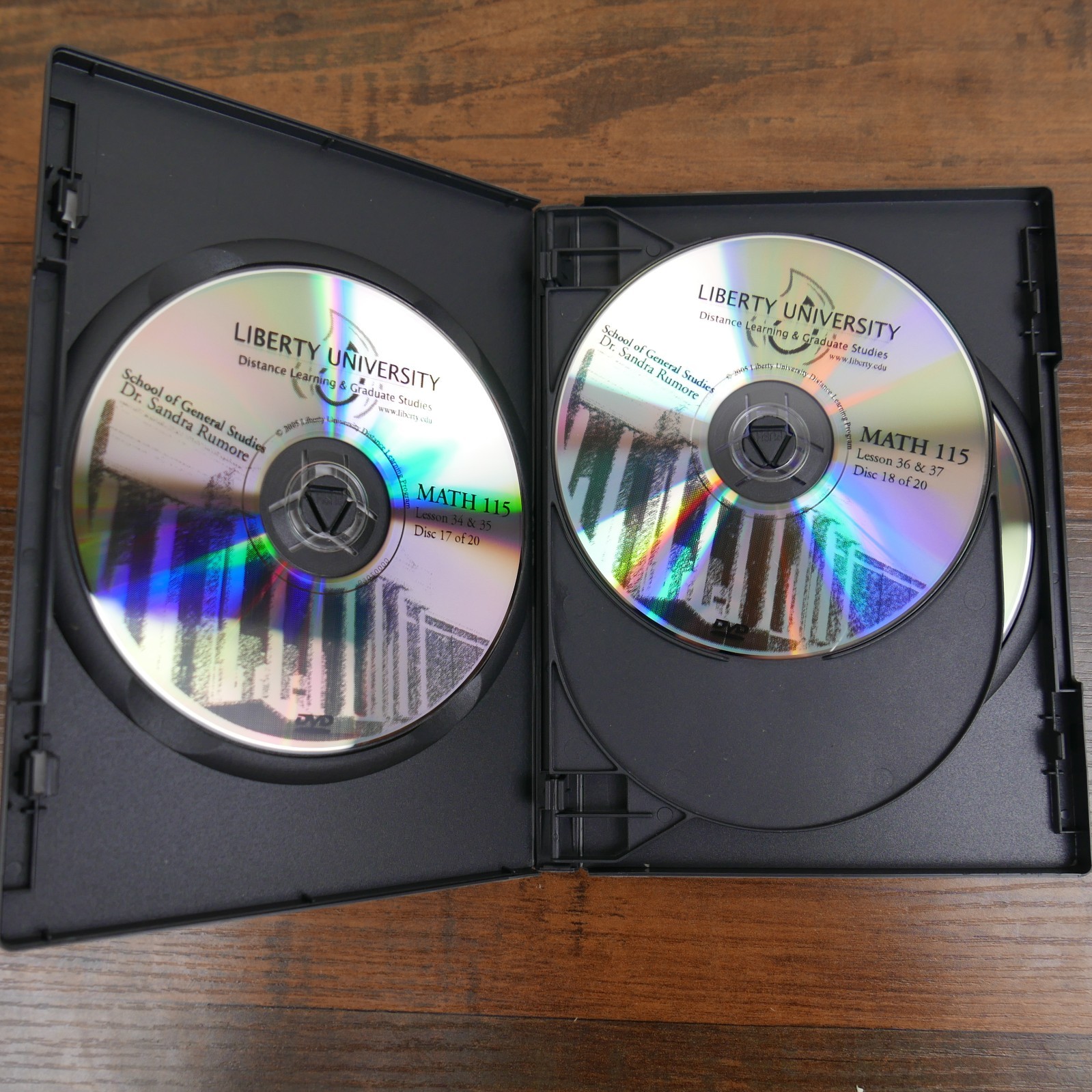 Liberty University General Studies Distance Learning Program DVD Math 115 Rumore