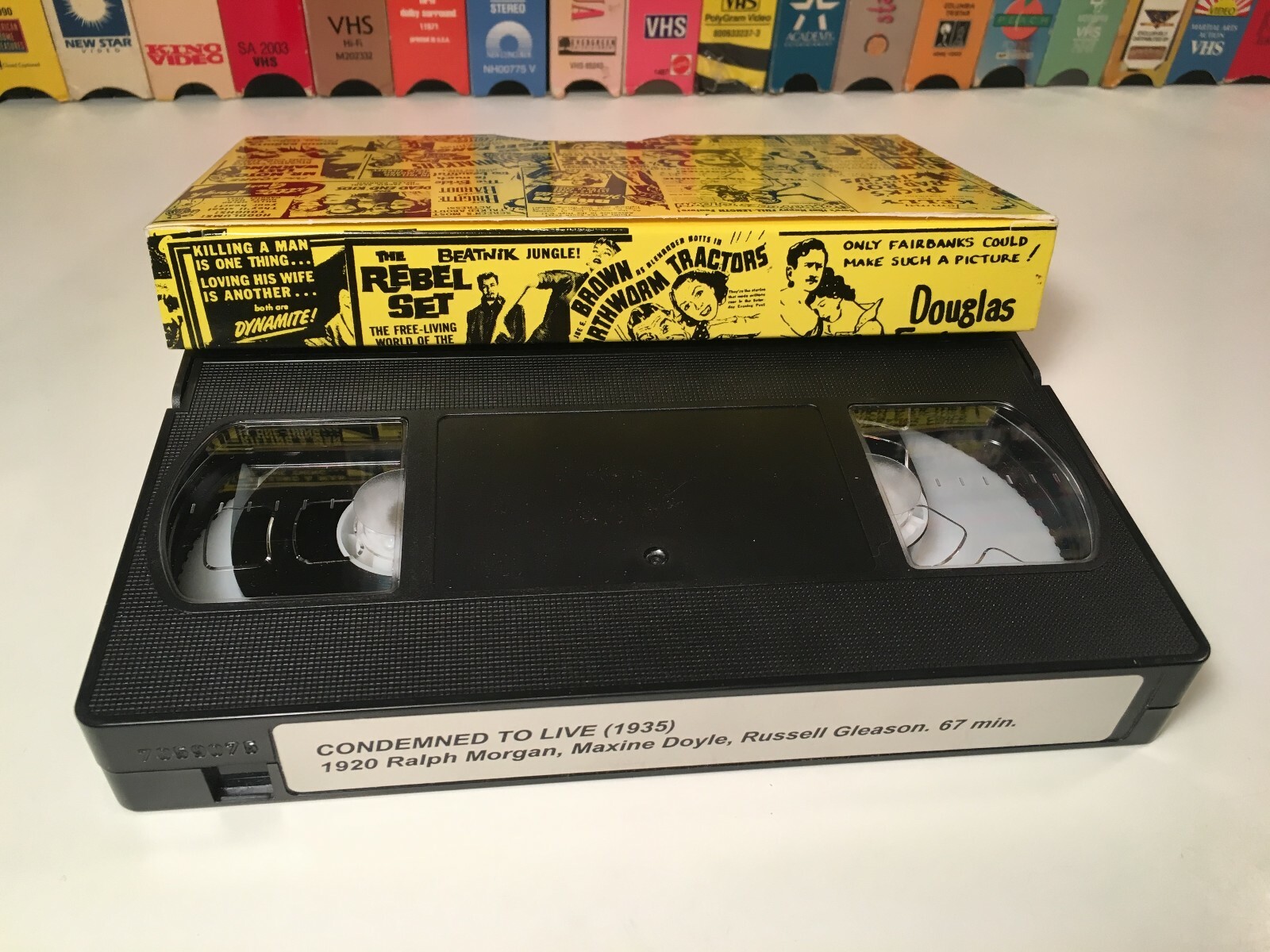 Condemned To Live Vampire Horror VHS 1935 Ralph Morgan Nostalgia Family Video