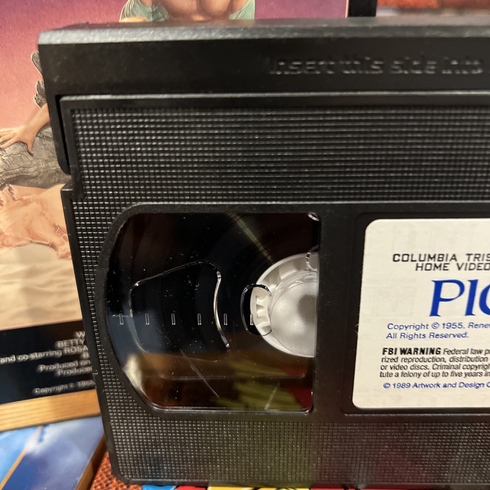 Picnic 1955 VHS Tested Kim Novak William Holden Sexy Drama Joshua Logan