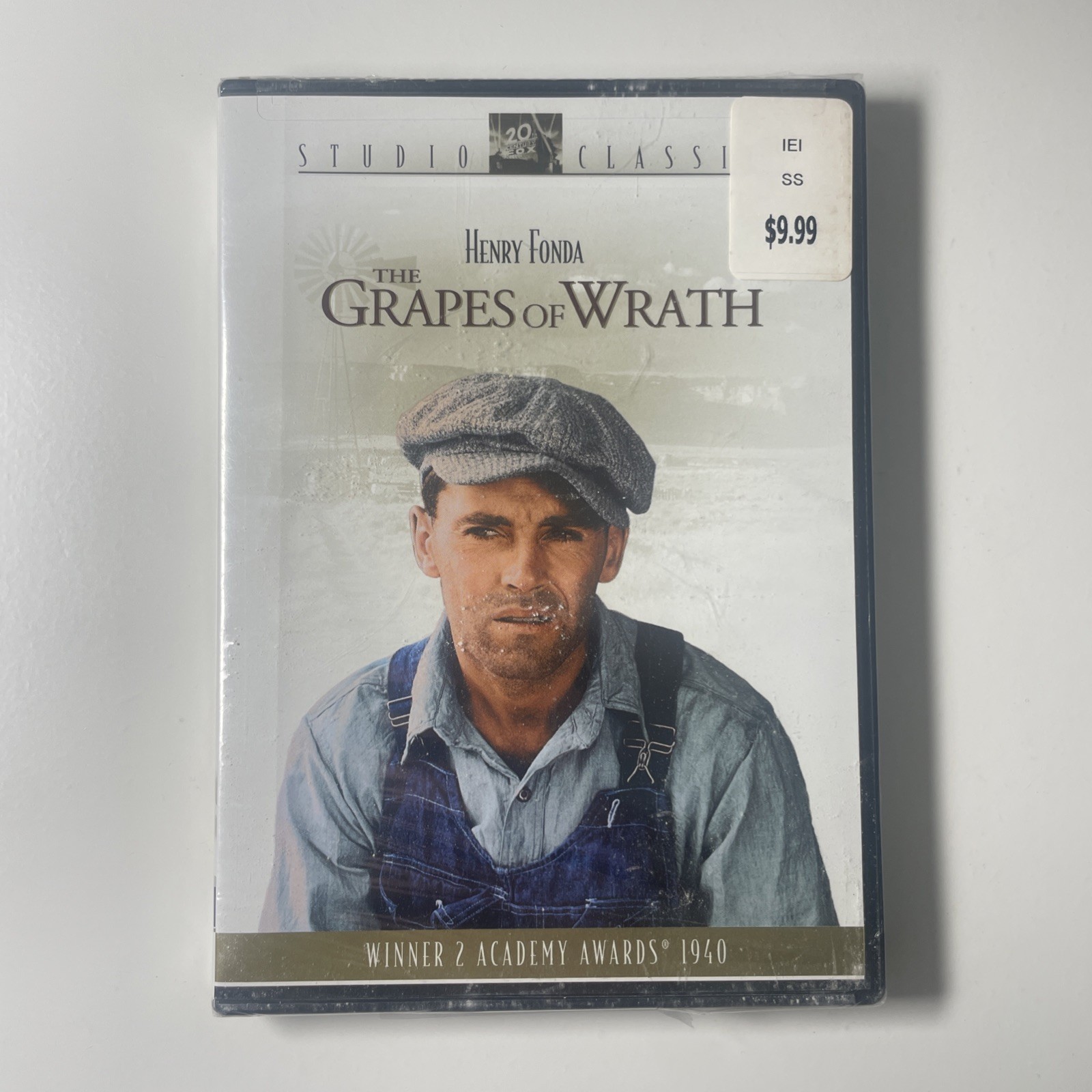 The Grapes of Wrath DVD 1940 New Sealed Tears In Plastic Seal & Powder