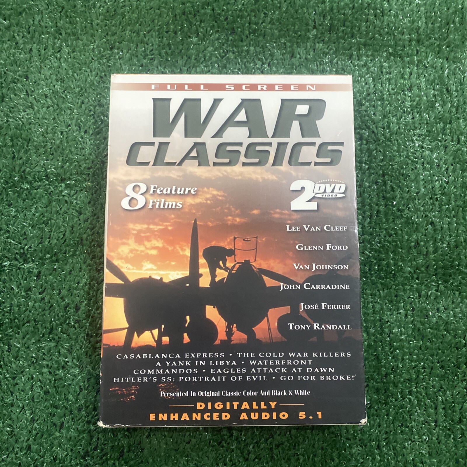 War Classics – Vol. 1: 8 Feature Films (DVD, 2003, 2-Disc Set) NEW