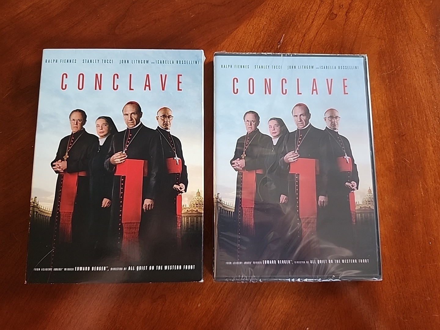 NEW Conclave (DVD, 2024) w/Slipcover Ralph Fiennes Stanley Tucci John