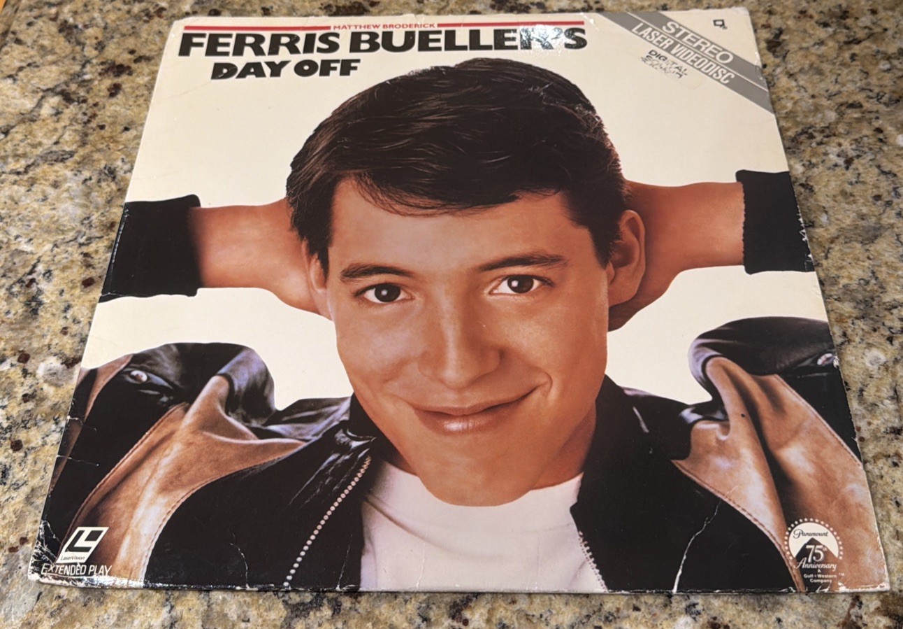 Ferris Bueller’s Day Off LaserDisc Extended Play Matthew Broderick Comedy 1986