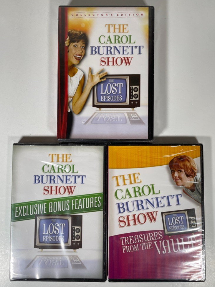THE CAROL BURNETT SHOW Lost Episodes DVD Set NEW & SEALED + Bonus Features Vault