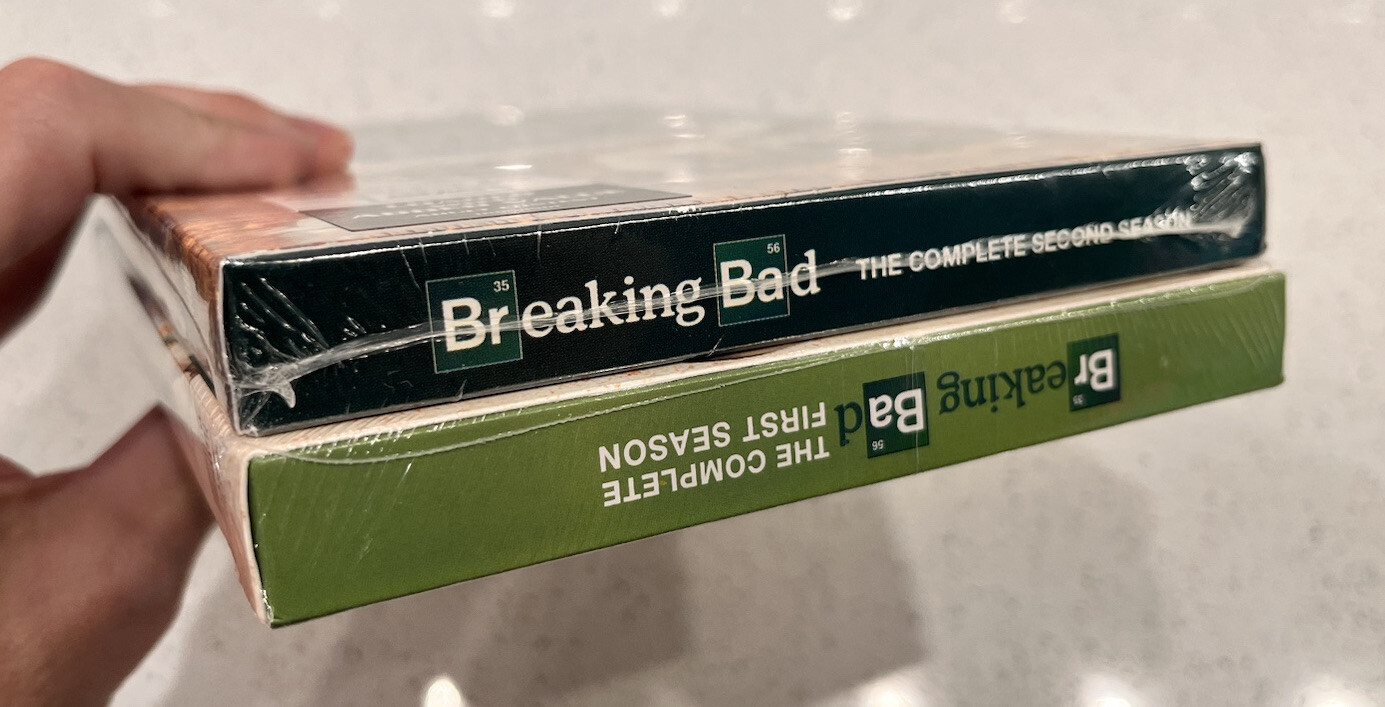 Breaking Bad Season 1 & 2 Complete DVD New SEALED Bonus Deleted Scenes