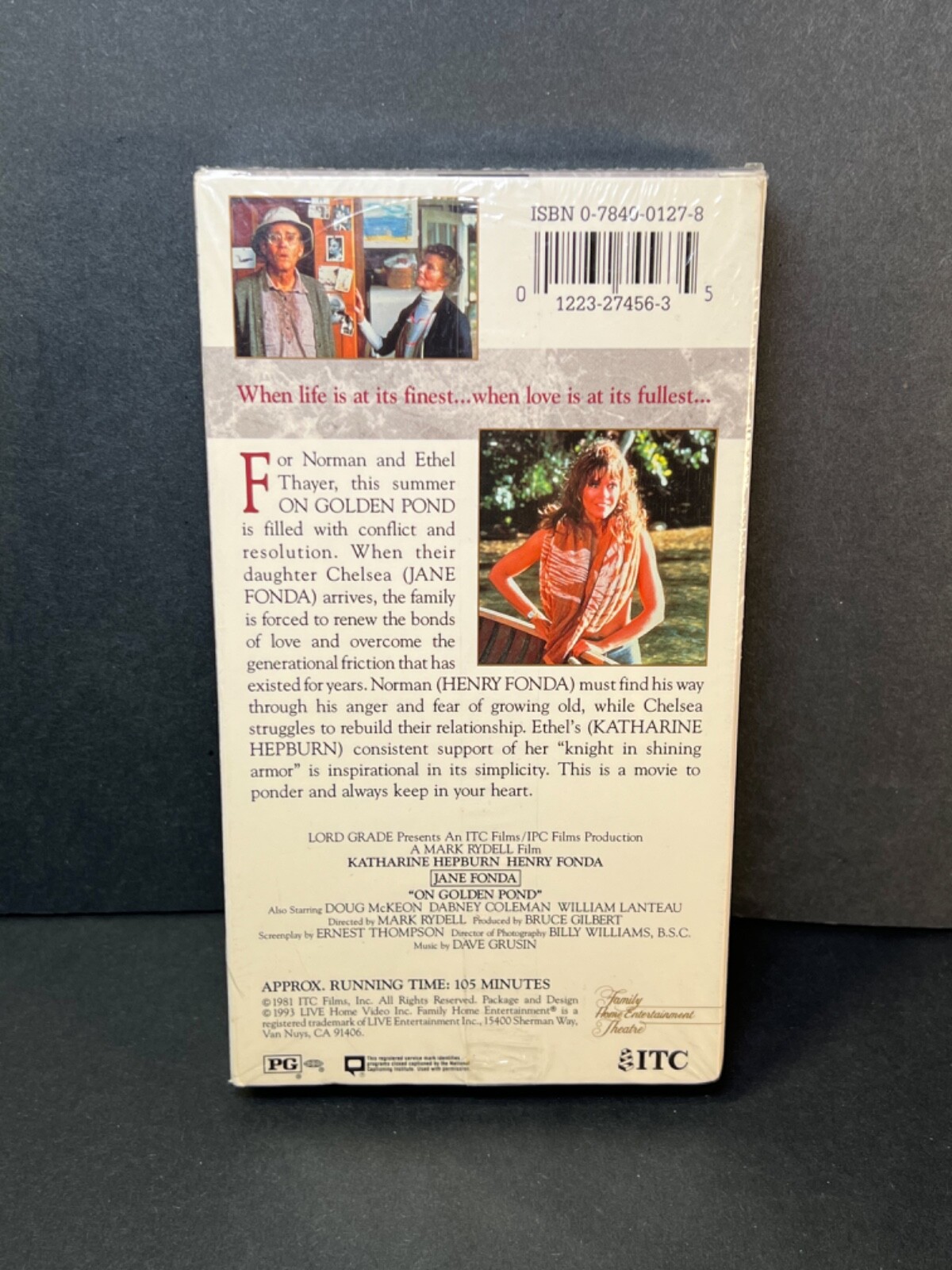 “On Golden Pond” Henry Fonda Katherine Hepburn (VHS, 1981) Factory Sealed – NEW
