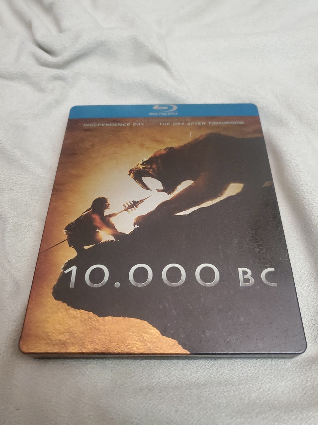 10,000BC – Blu Ray German Import Textured Steelbook + English Audio