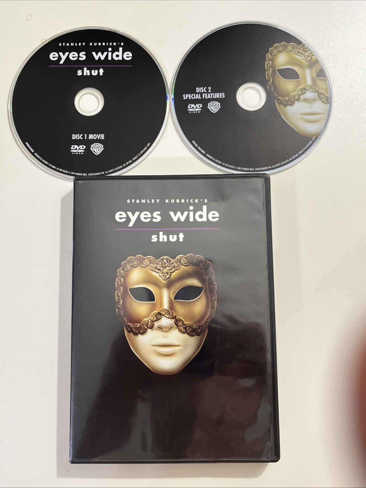 Eyes Wide Shut DVD 2 Disc Special Edition Tom Cruise Nicole Kidman Stanley Kubri