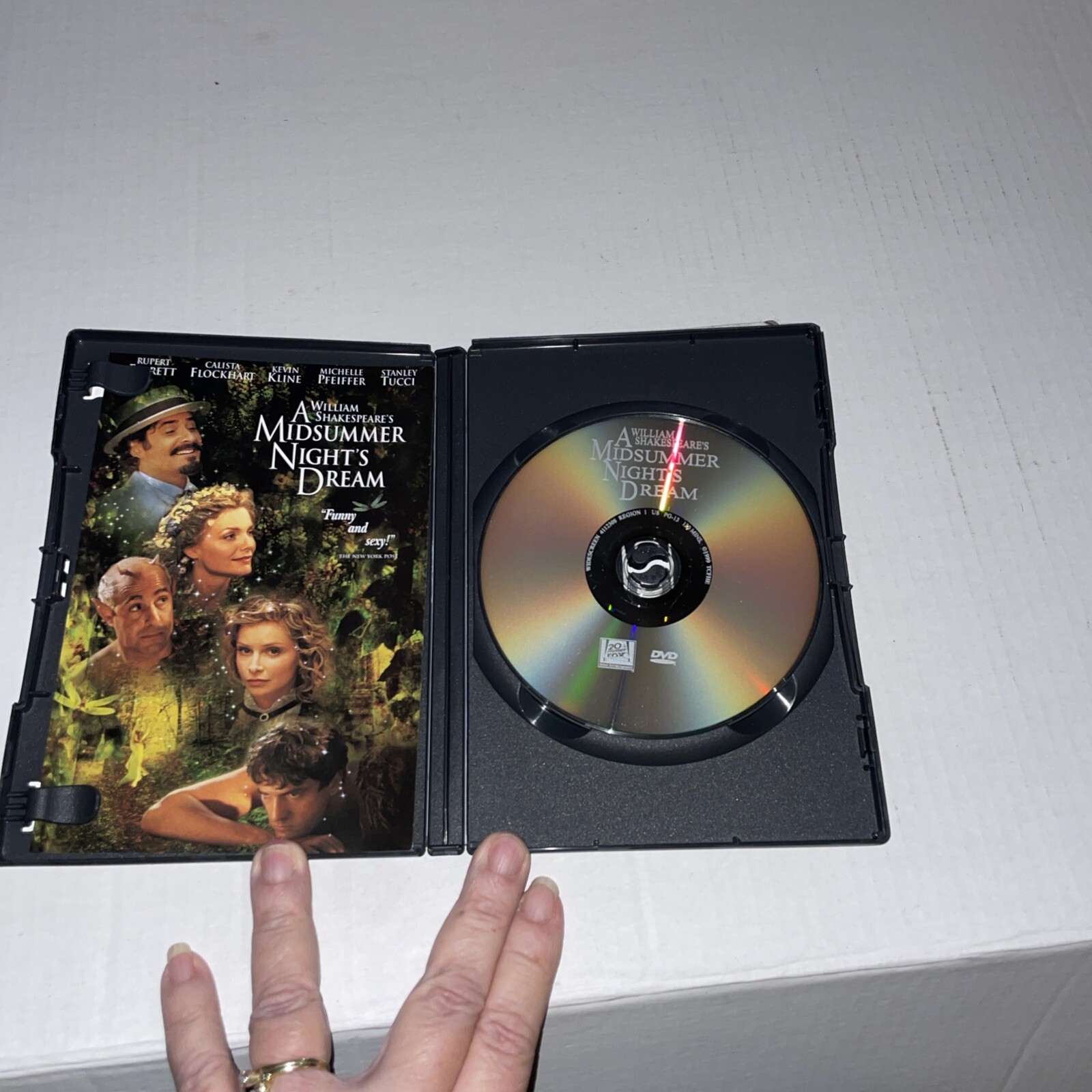 A Midsummer Night’s Dream DVD 1999 rated PG-13 Rupert Everett Calista flockhart
