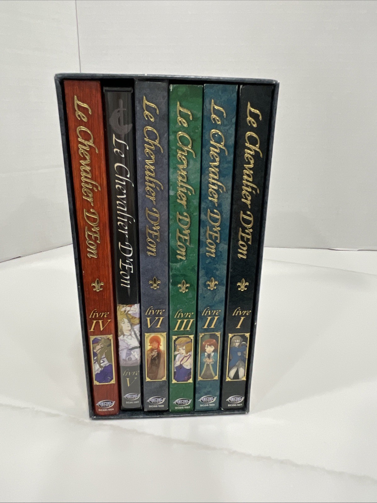Le Chevalier d’Eon Volume 2 Box Set DVD 6 Disc W/ Slipcovers VGC Japanese Anime