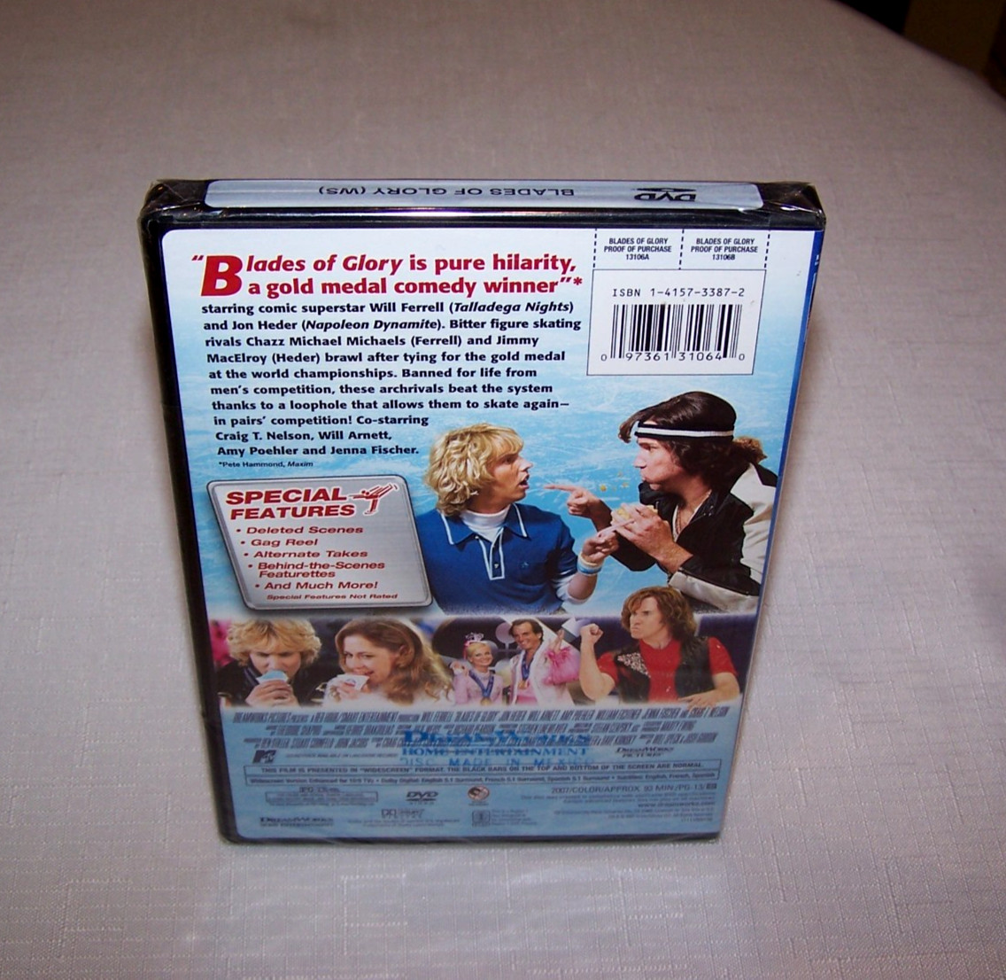 Blades Of Glory (DVD, 2007) Sensormatic Widescreen Will Ferrell New Sealed