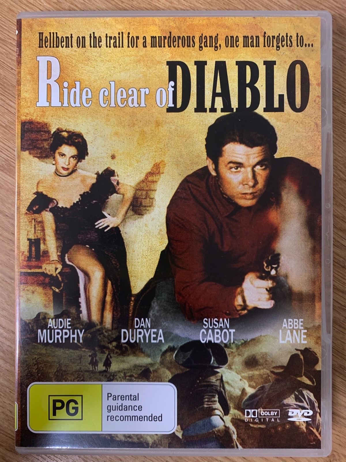 RIDE CLEAR OF DIABLO DVD 1954 Western BRAND NEW! Audie Murphy Dan Duryea