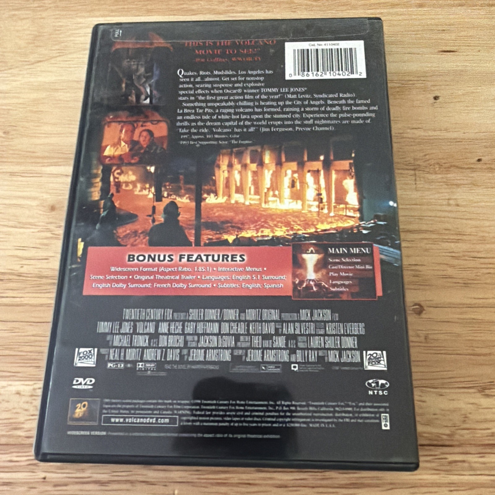 Volcano (DVD, 1999) RARE OOP Authentic US Release