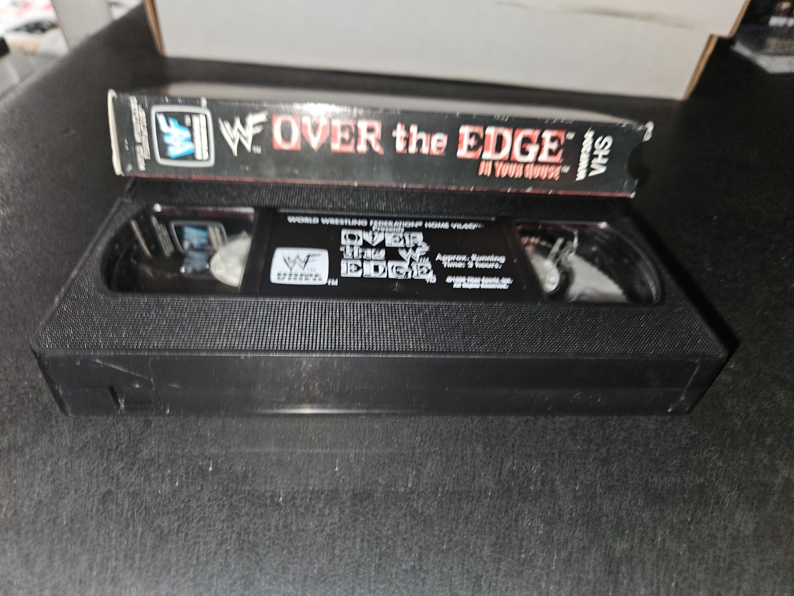 WWF Over The Edge In Your House (VHS, 1998) Steve Austin Rare WWE Non-Rental