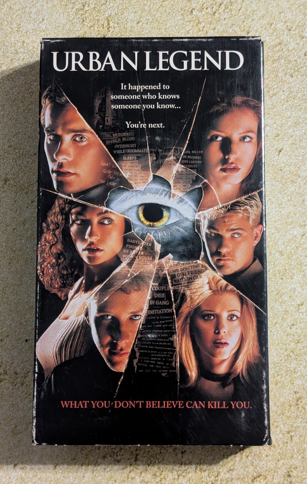 Urban Legend (1998 VHS) Jared Leto Tara Reid Robert Englund Teen Horror Slasher