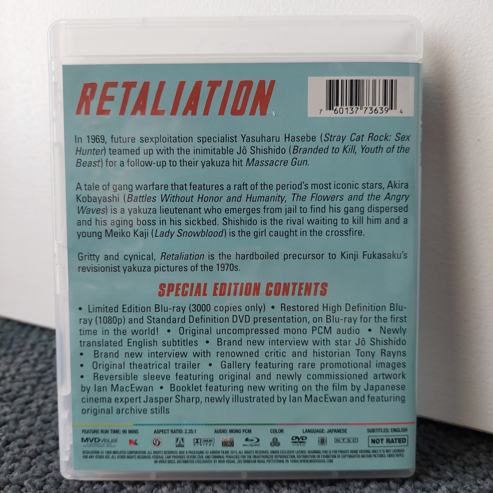 Retaliation (Arrow Video, Blu-ray + DVD, 1968) w/ BOOKLET