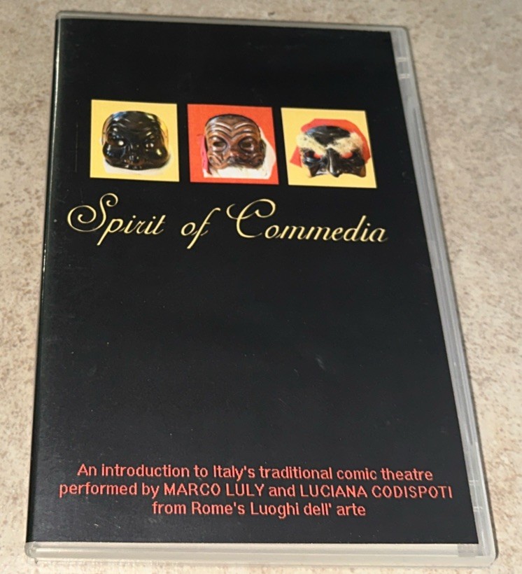 Spirit Of Commedia DVD Rare OOP Italy’s Traditional Comic Theatre