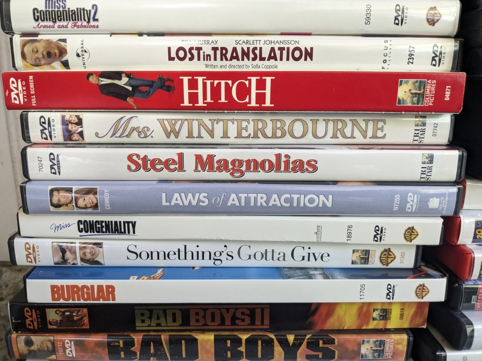 Lot of 46 Comedy DVD Movies: All Original Cases In Very Good/Excellent Condition