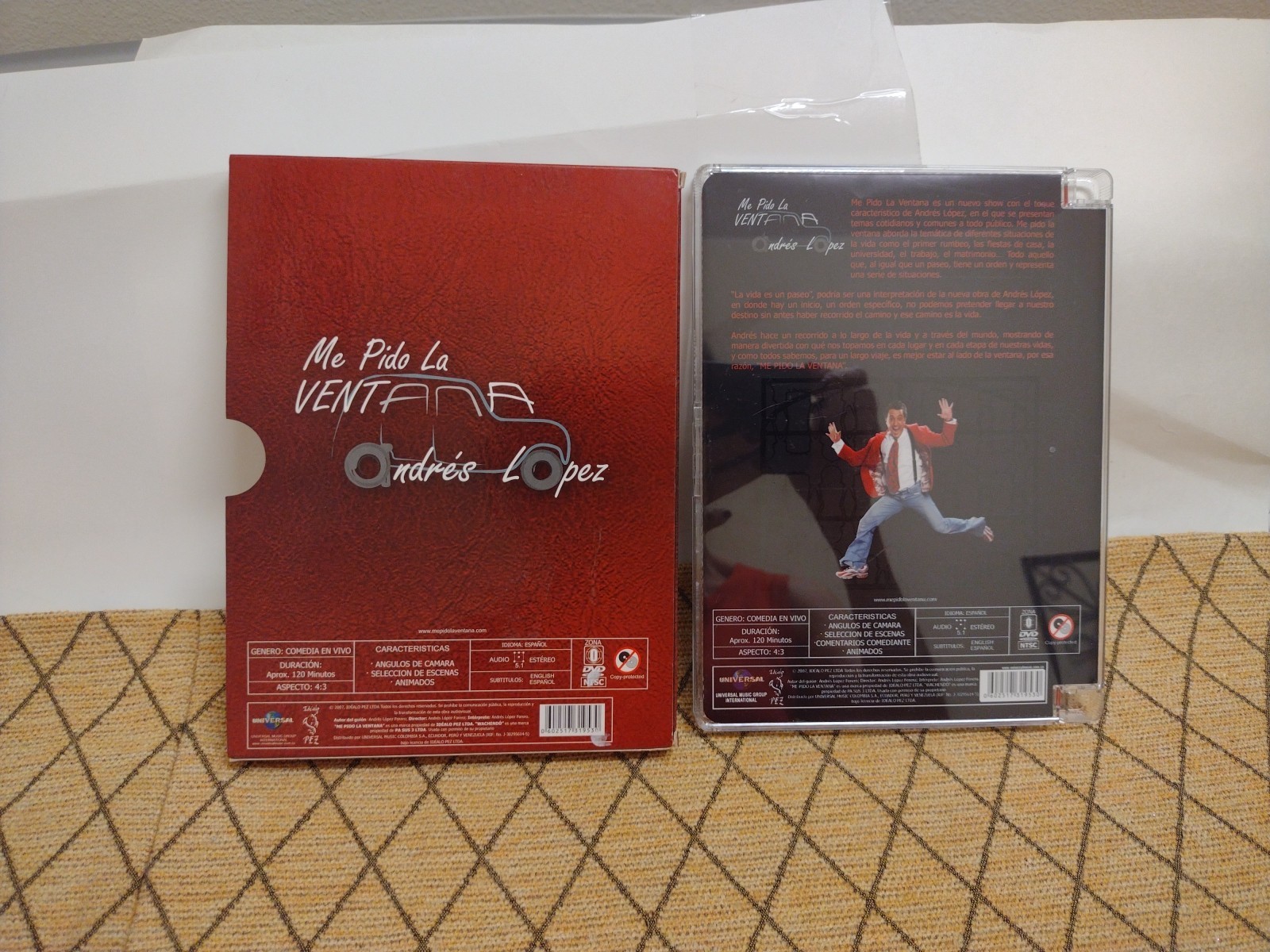 Andres López Me Pido La Ventana DVD Colombian Humorist Like New