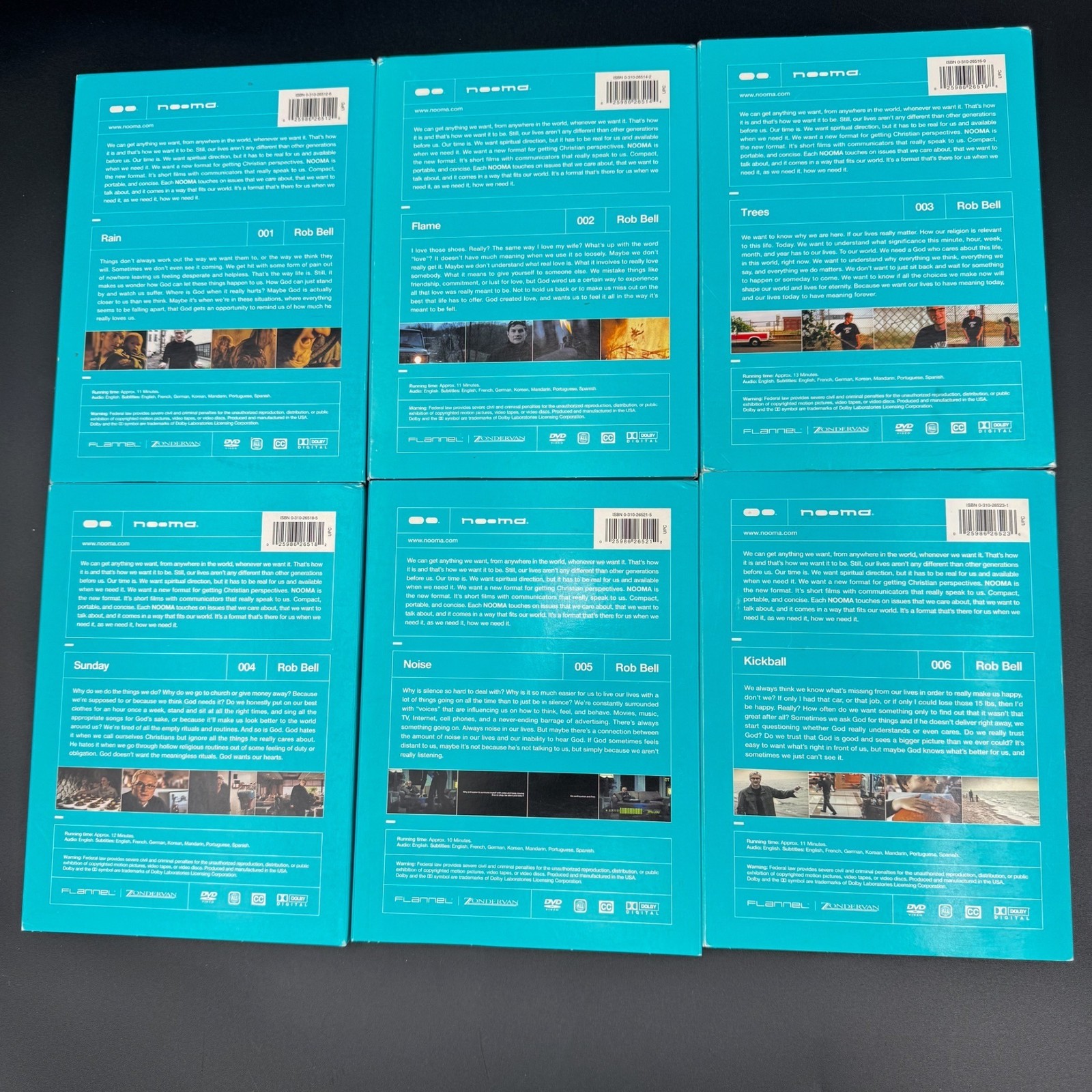 Lot 14 NOOMA Rob Bell DVD Booklets Christian Study Short Films