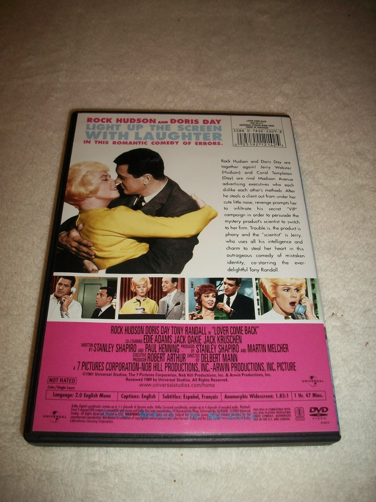 SEND ME NO FLOWERS, LOVER COME BACK, PILLOW TALK 3 DVDS! FREE FAST SHIPPING!