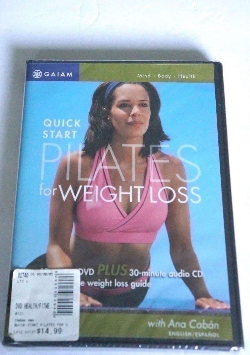 PILATES FOR WEIGHT LOSS Ana Caban NEW Factory Sealed DVD w/ Retail Price Sticker