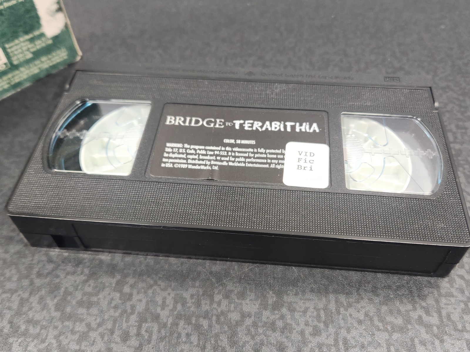 Bridge to Terabithia VHS 1998 Wonder Works O’Toole Coutts Beaulieu ~ Good