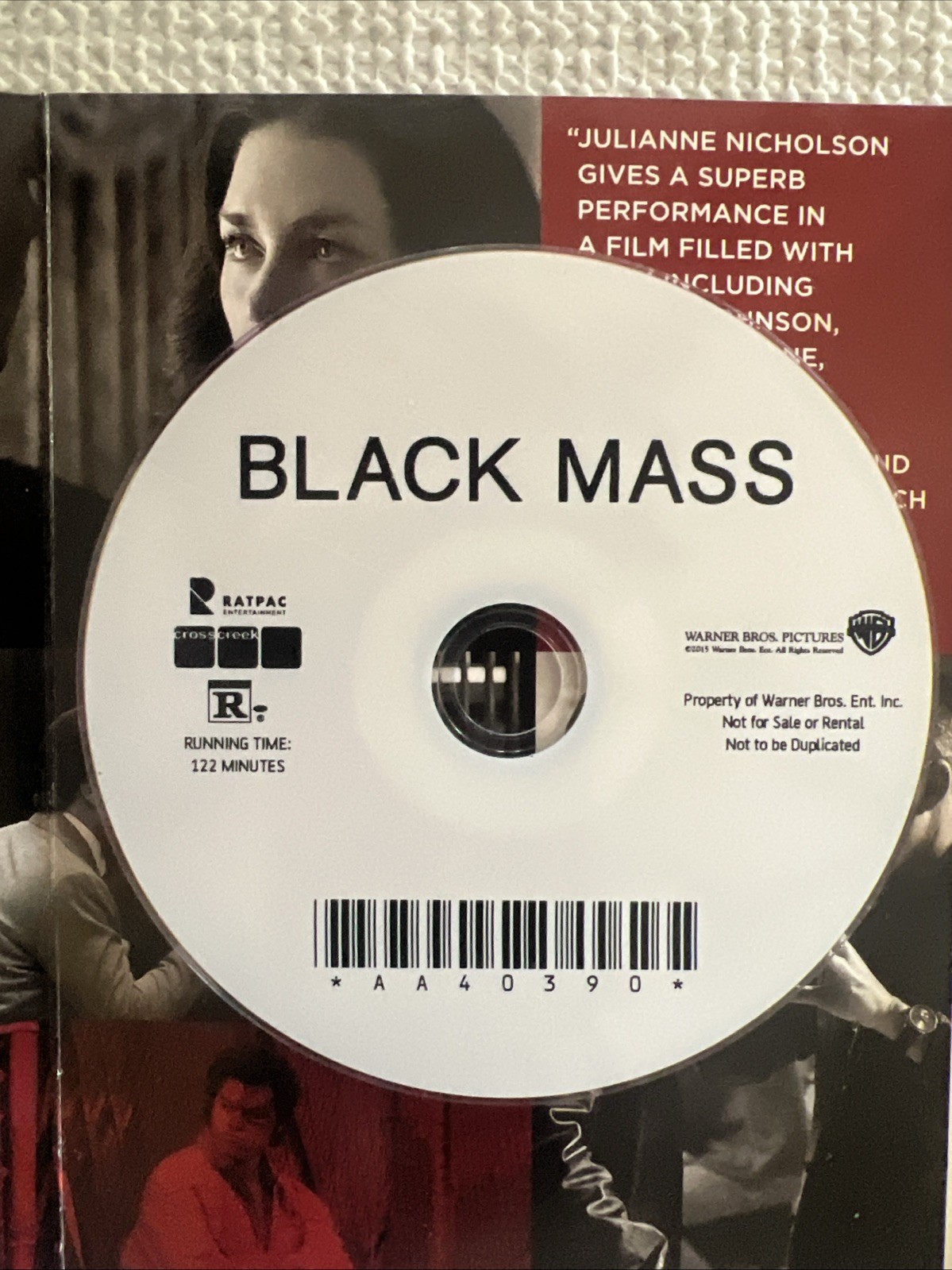 BLACK MASS FYC FOR YOUR CONSIDERATION JOHNNY DEPP PROMO.