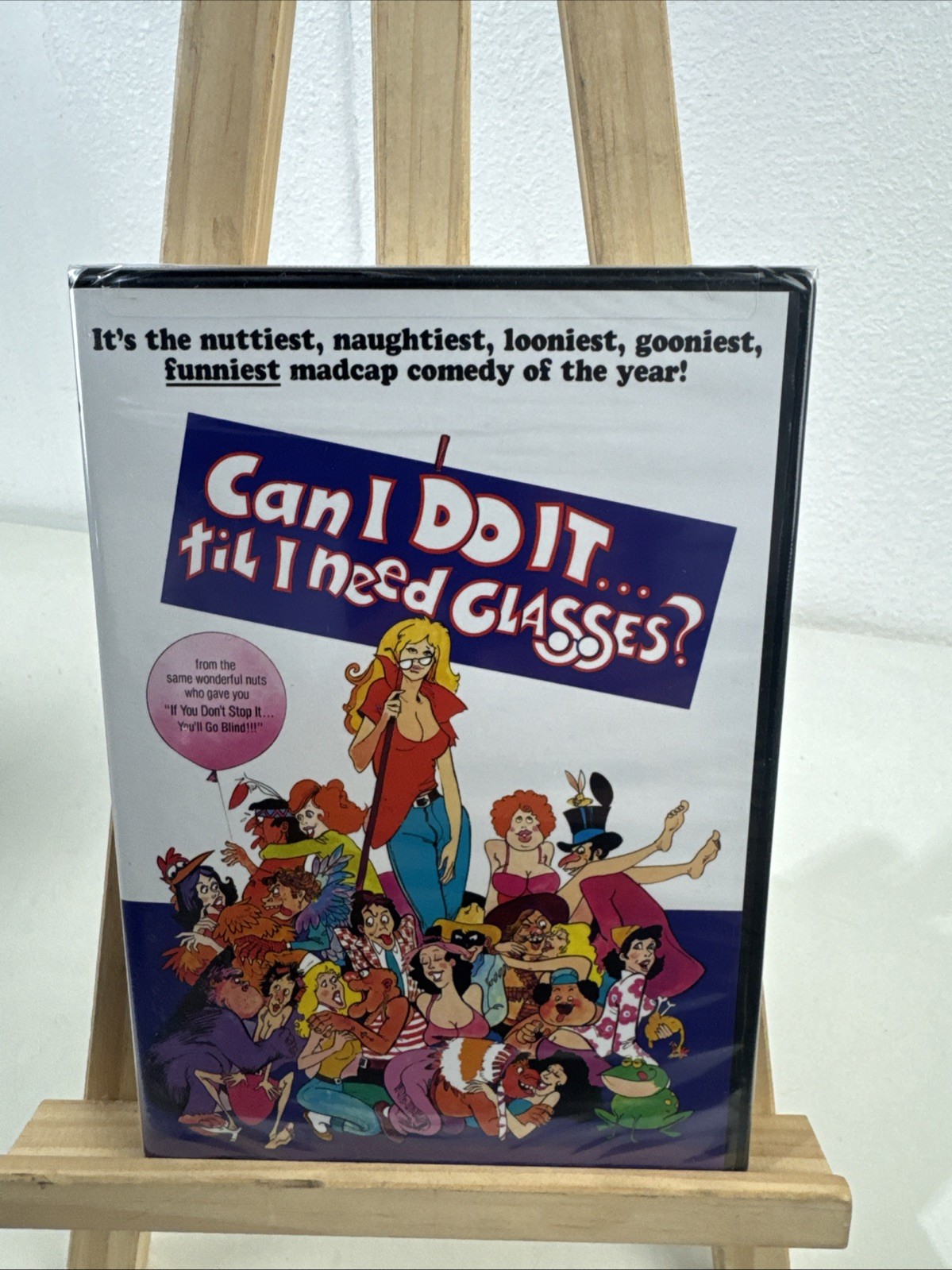 NEW RARE OOP CODE RED CAN I DO IT TIL I NEED GLASSES CULT COMEDY MOVIE DVD 1977