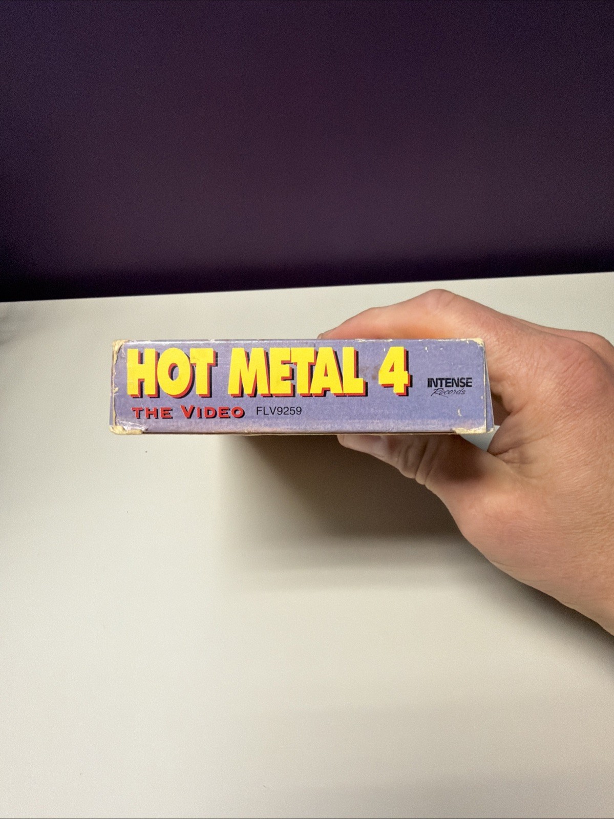 Hot Metal 4 The Video VHS Tape Music Videos Rock & Roll Tested Intense Records