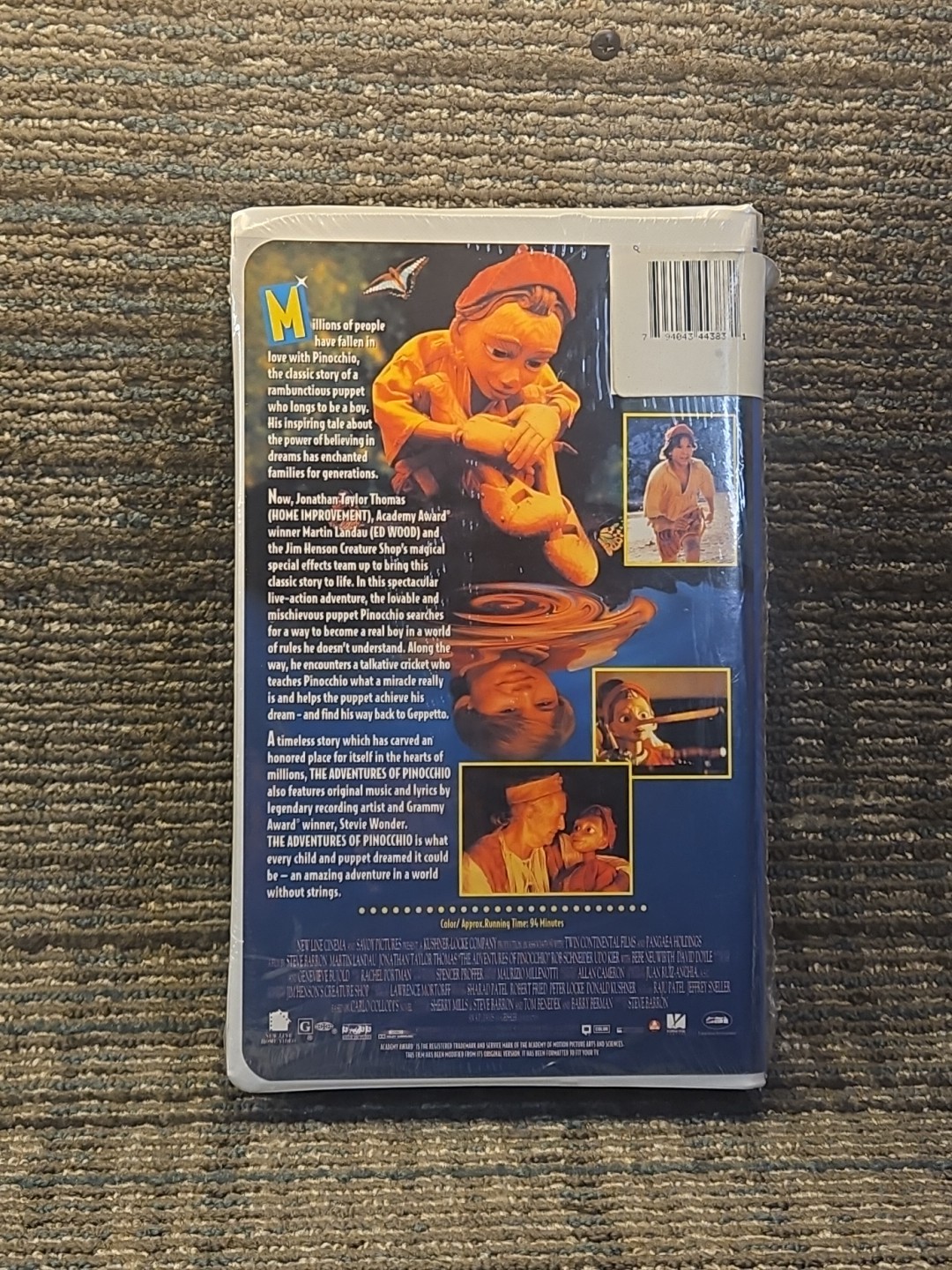 Adventures of Pinocchio (1996) (VHS, 1996)