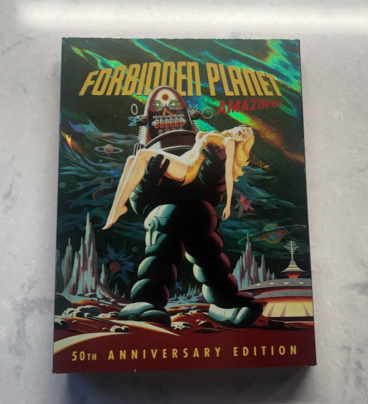 Forbidden Planet (DVD, 2006, 2-Disc Set, 50th Anniversay Edition)w/ Lobby Cards