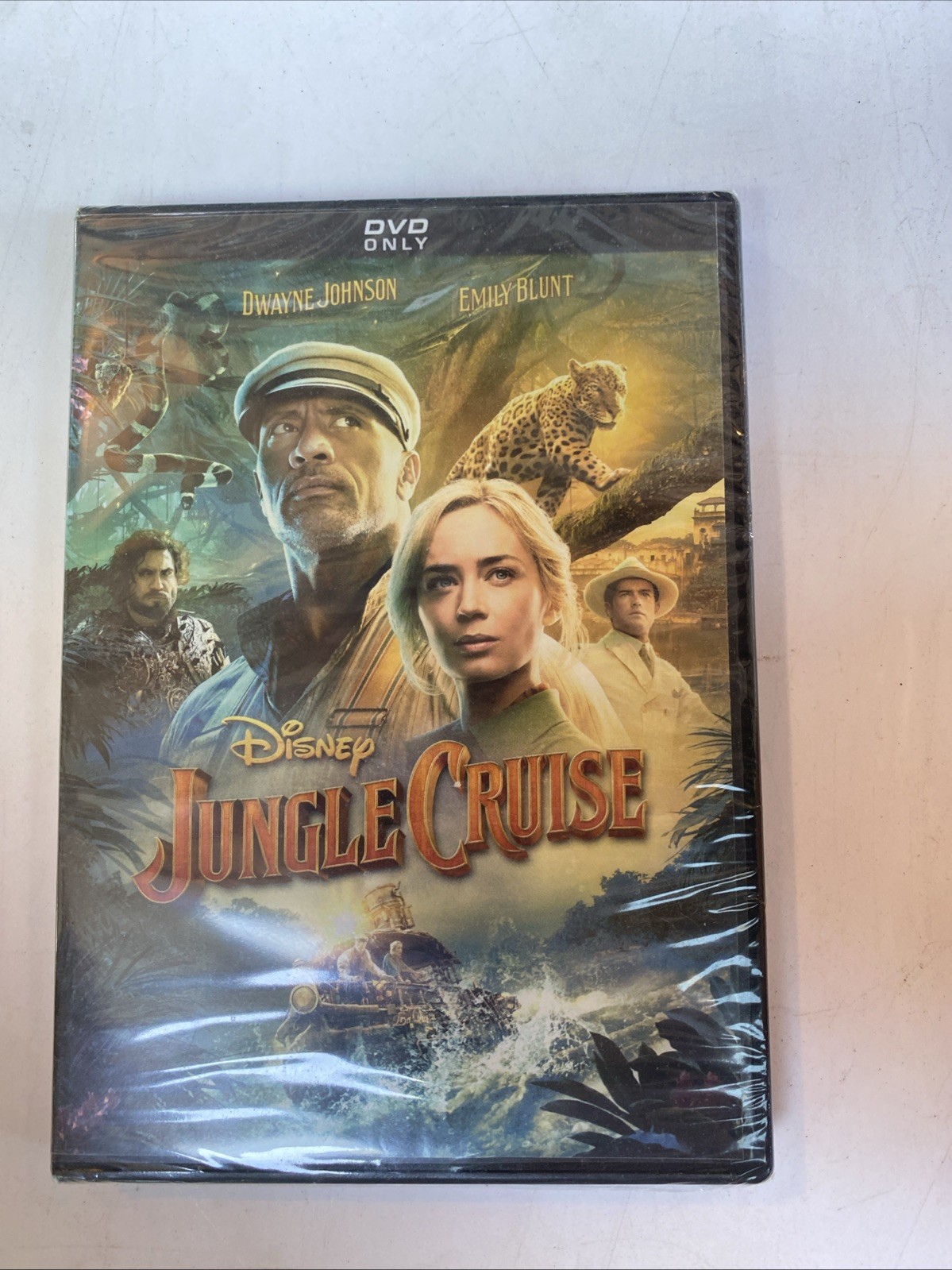 Jungle Cruise DVD 2021 Dwayne Johnson Emily Blunt New & Sealed