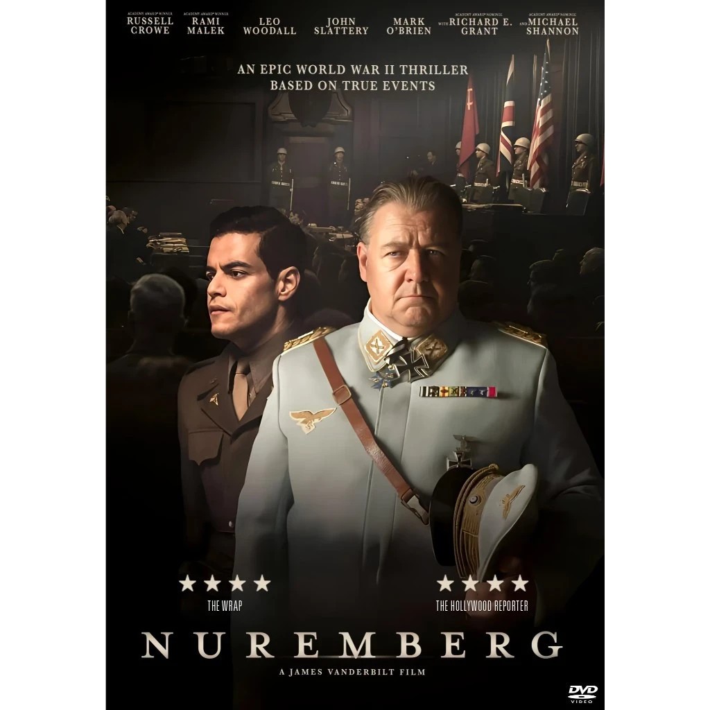 Nuremberg (2025) DVD | Powerful Historical Biography Drama Thriller,All Region