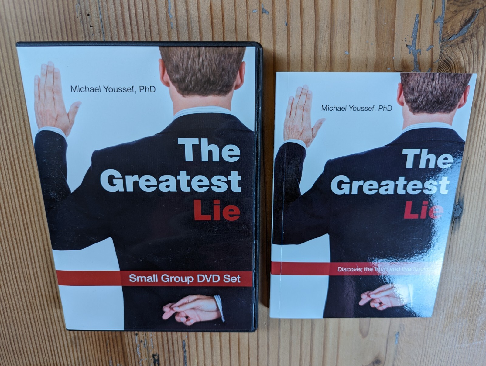 The Greatest Lie: Small Group DVD Set & Paperback – Michael Youssef – Like New!