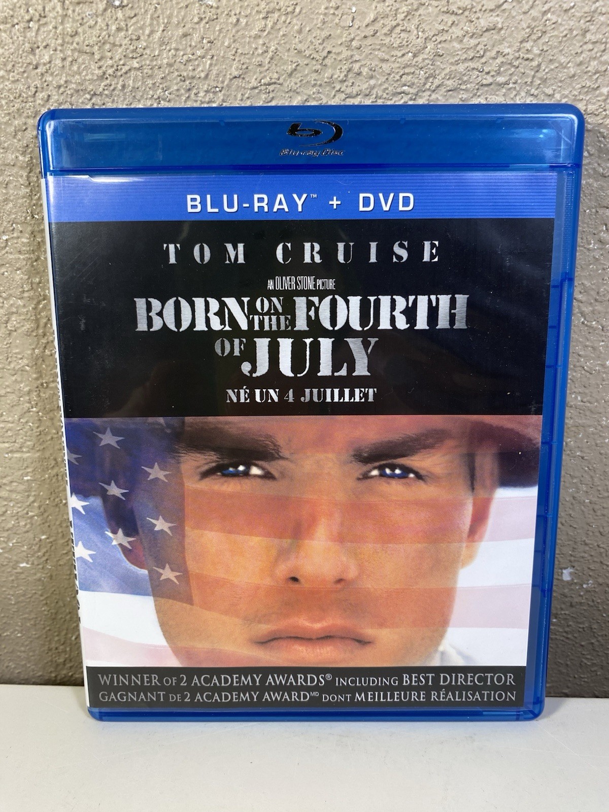 Born on the Fourth of July Blu-ray 2014 Canadian Tom Cruise Movie Tested Working