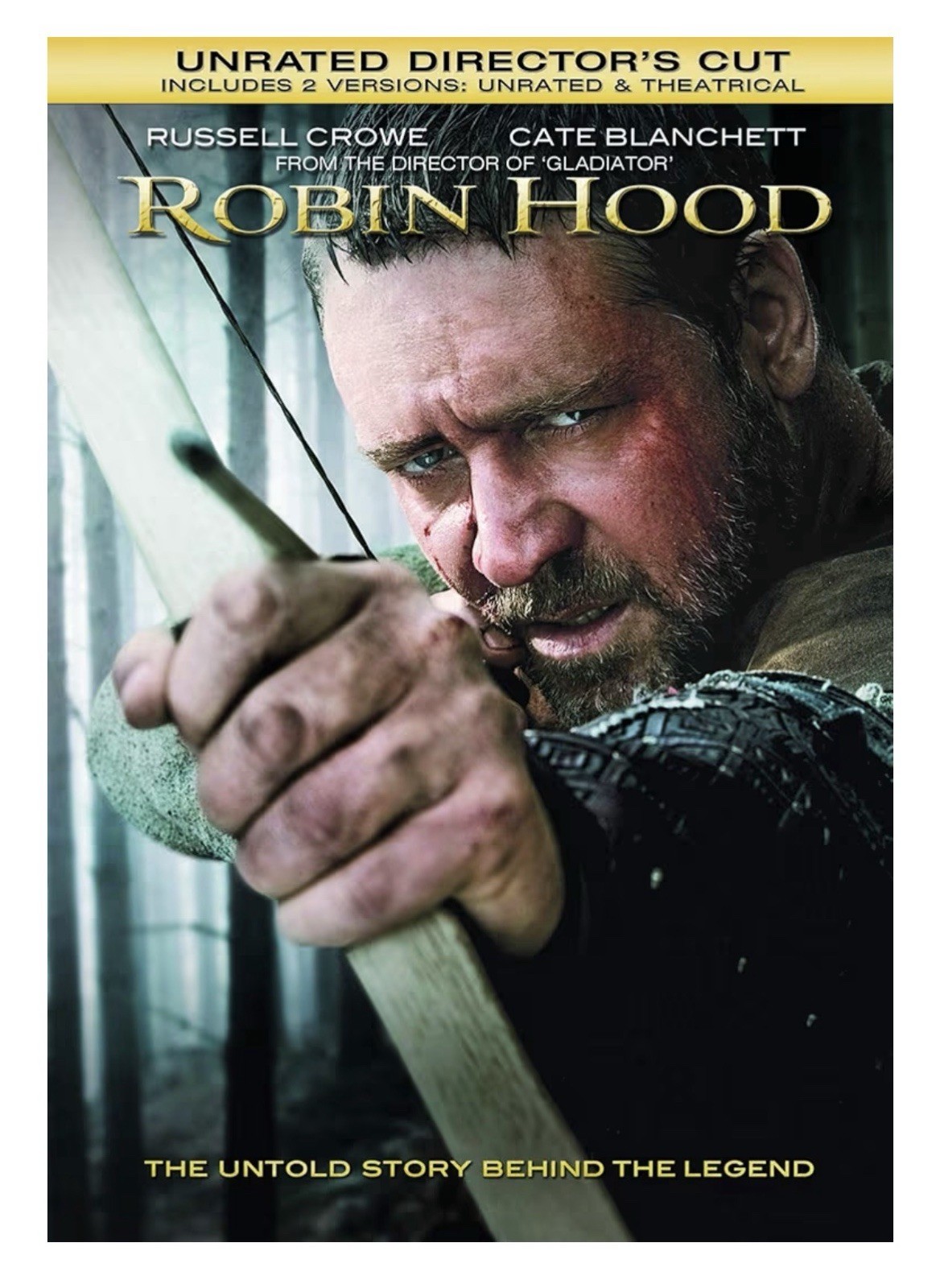 Robin Hood • Crowe & Blanchett (DVD 2010) 156 min. Sealed • 2 Versions