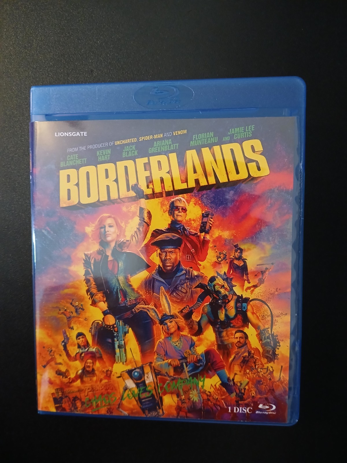 Borderlands (Blu-ray) Kevin Hart Jamie Lee Curtis Boxcover Chinese Version