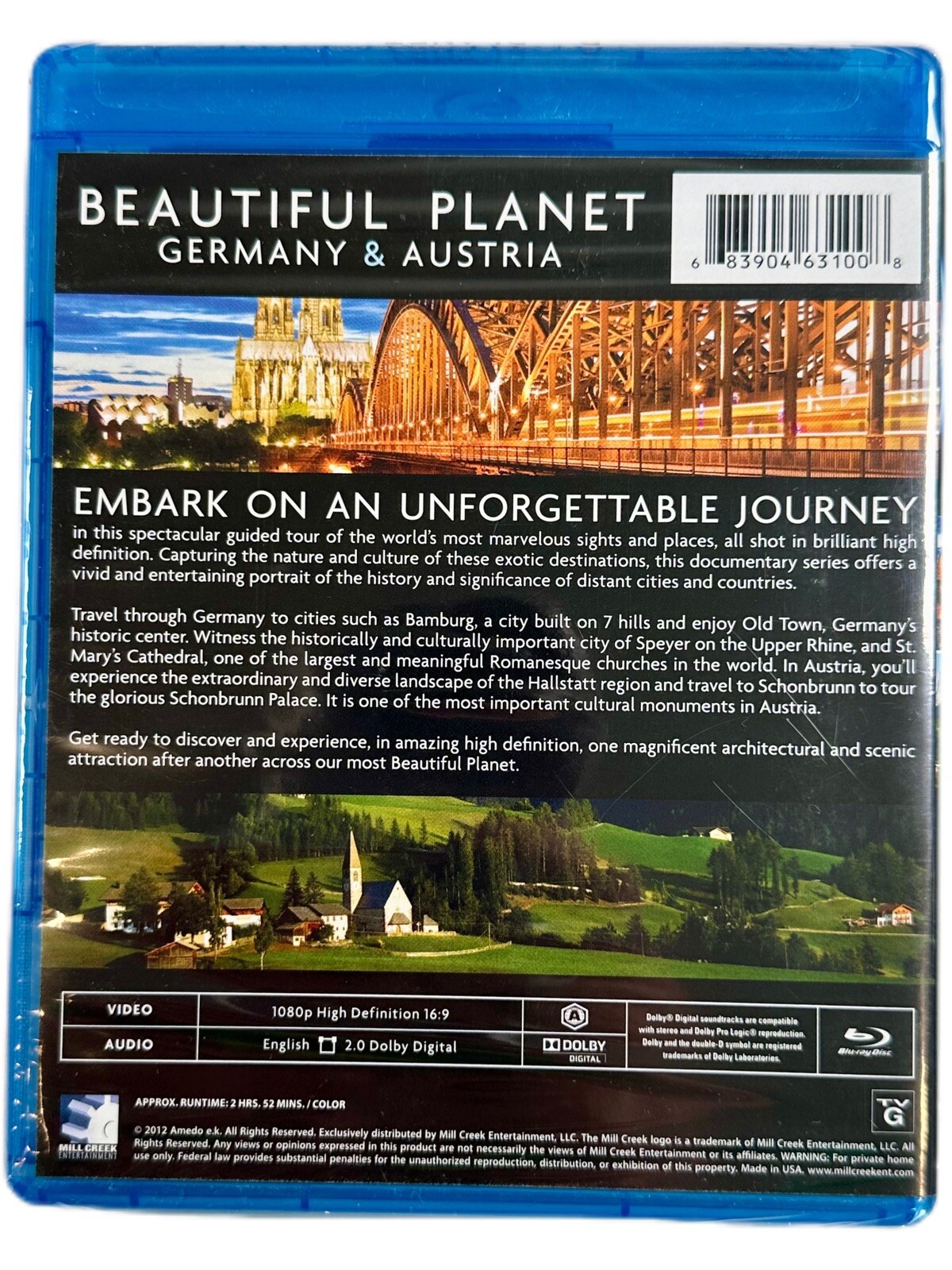 Beautiful Planet Germany & Austria Blu-ray NEW Sealed 1080p Travel Documentary