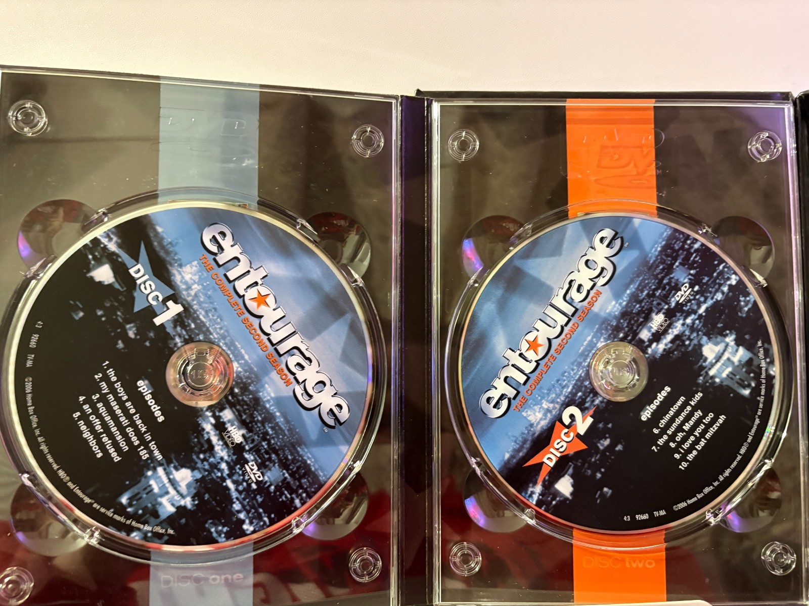 Entourage Season 1 and 2 DVDs Complete