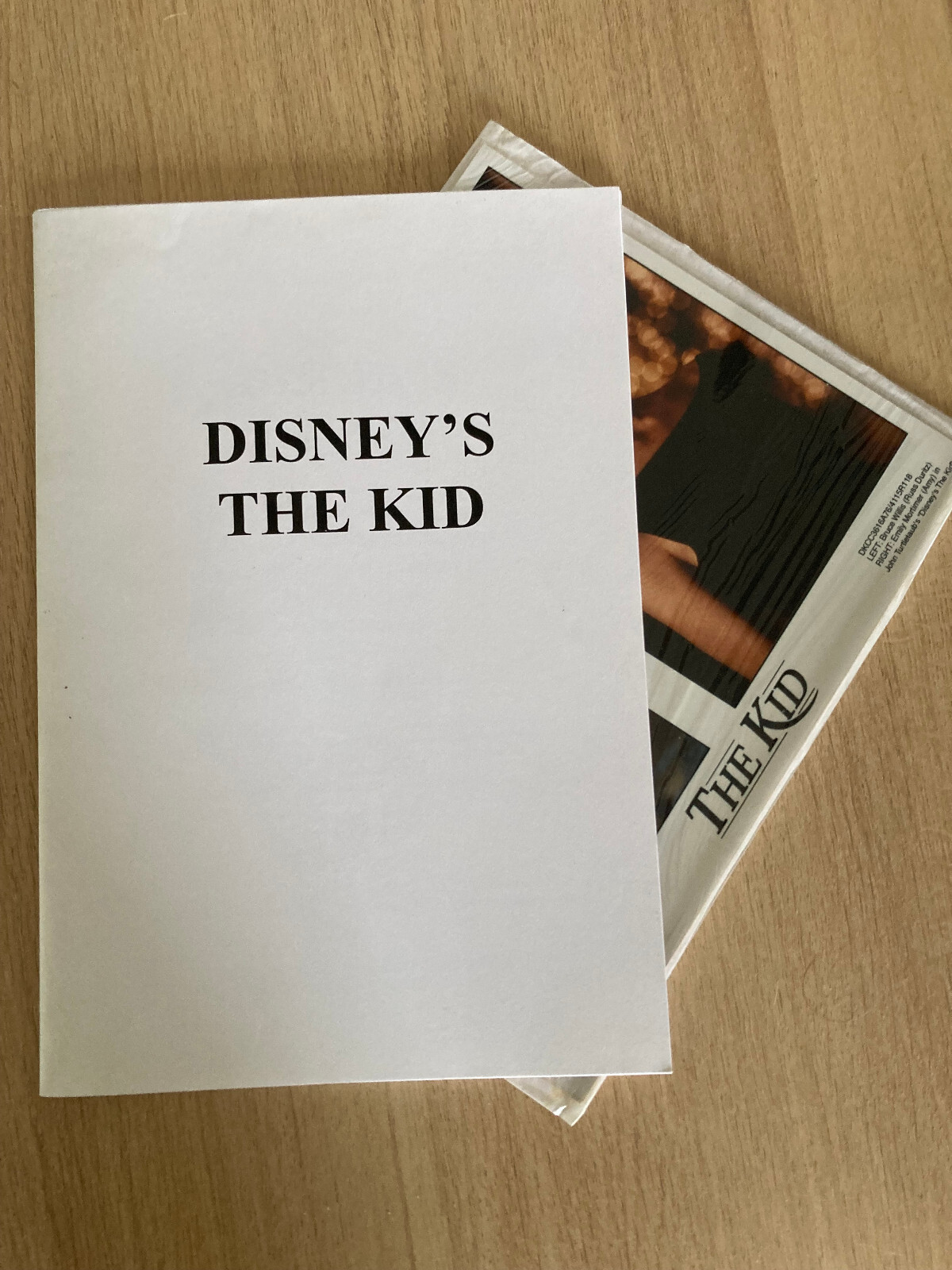 Press Booklet + Photos: KID, THE 2000 Bruce Willis Jon Turteltaub