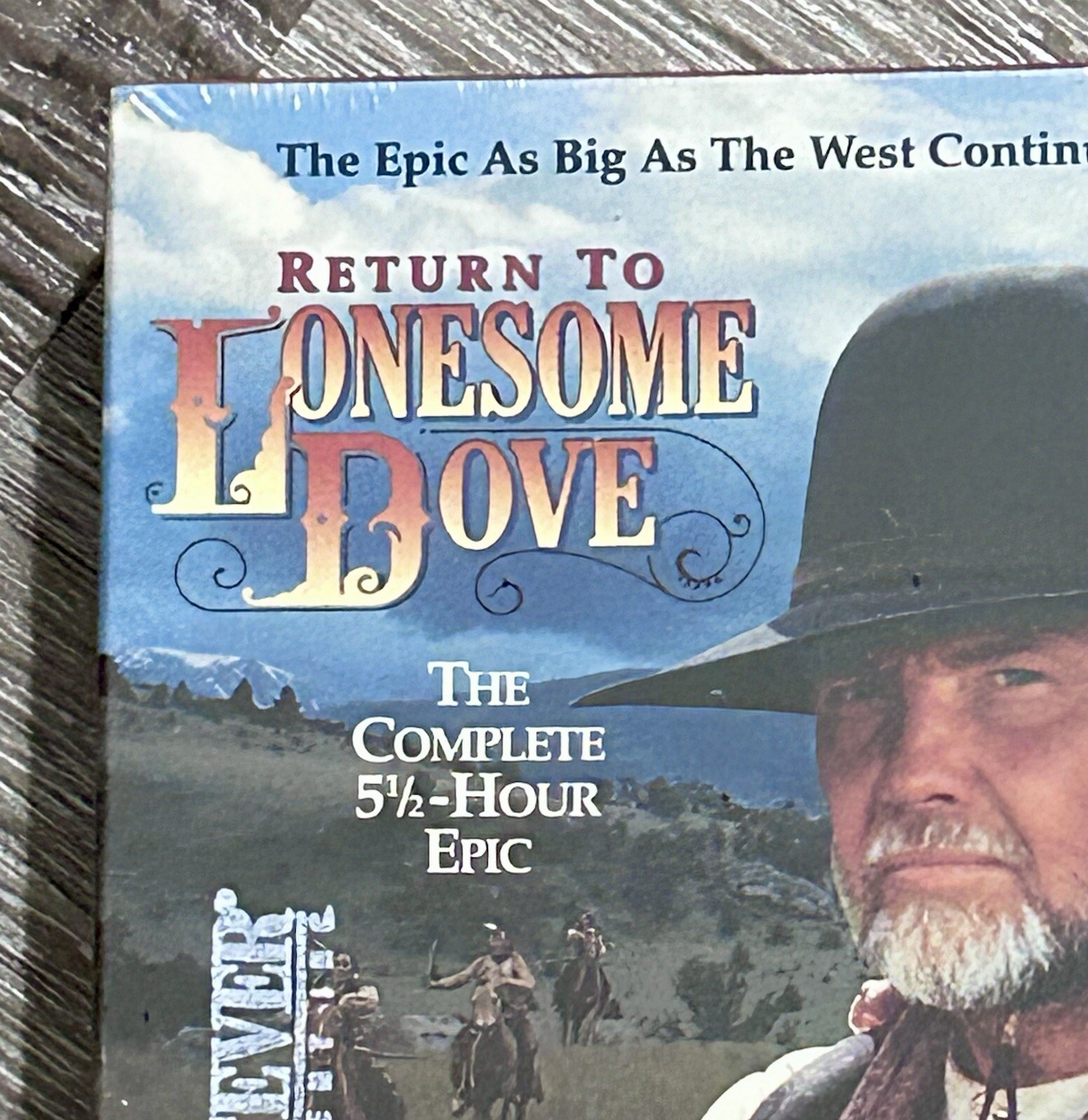 Return To Lonesome Dove: Cabin Fever 1993 VHS Tape 5 1/2 Hour Parts 1-4 Sealed