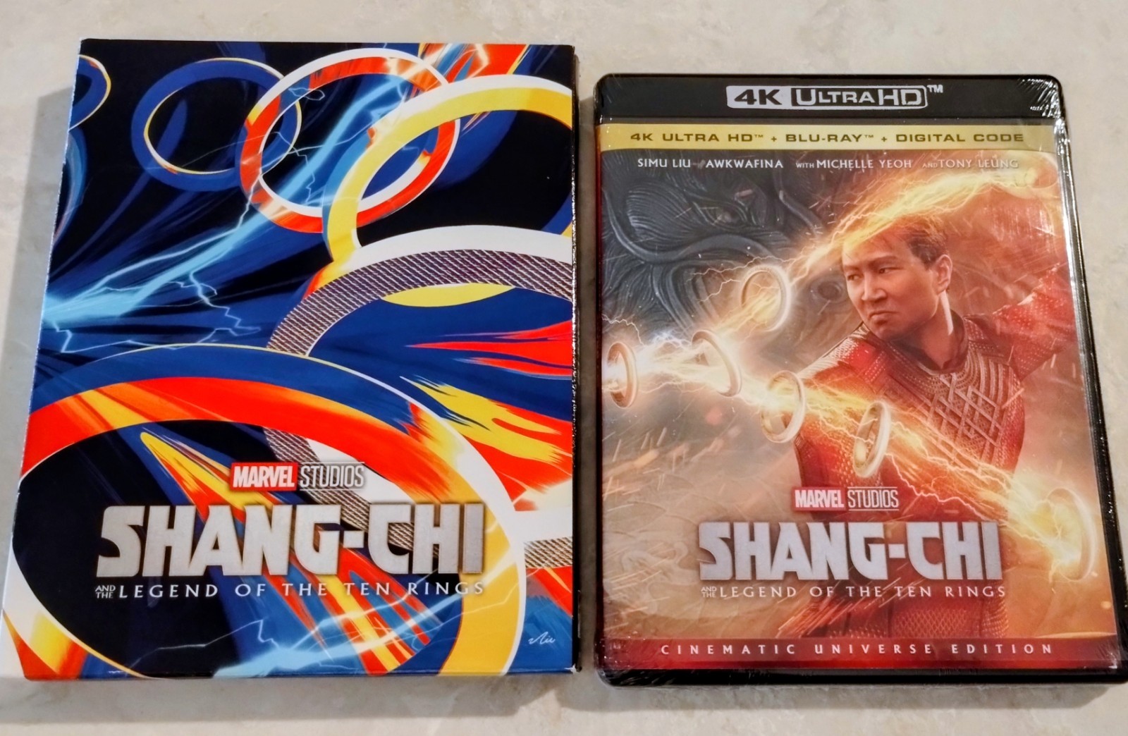 Shang-Chi Legend of The Ten Rings 4K + Blu Ray + Digital HD Target Art Edition