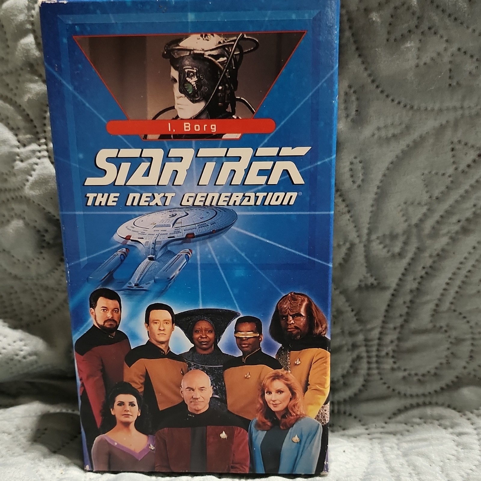 Paramount Star Trek TNG I, Borg VHS 1992 NR NTSC Patrick Stewart TESTED