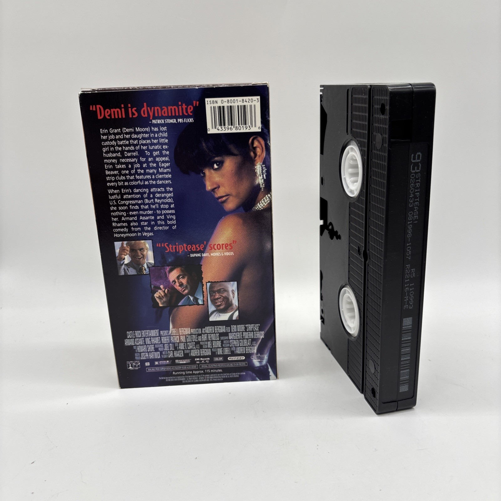 Striptease (VHS, 1996) Demi Moore Steamy Sexy Full Body Cover