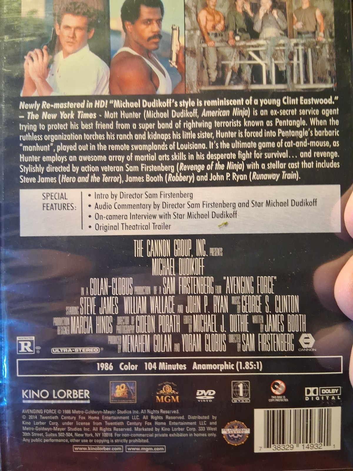 Avenging Force M Dudikoff Sealed