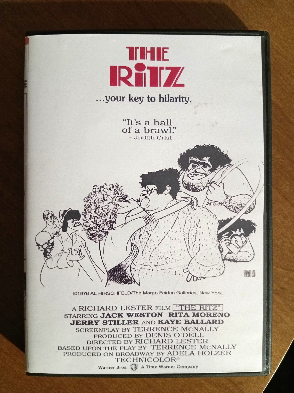 ~ THE RITZ Jerry Stiller DVD Rita Moreno WARNER ARCHIVE Like New LGBTQ ~