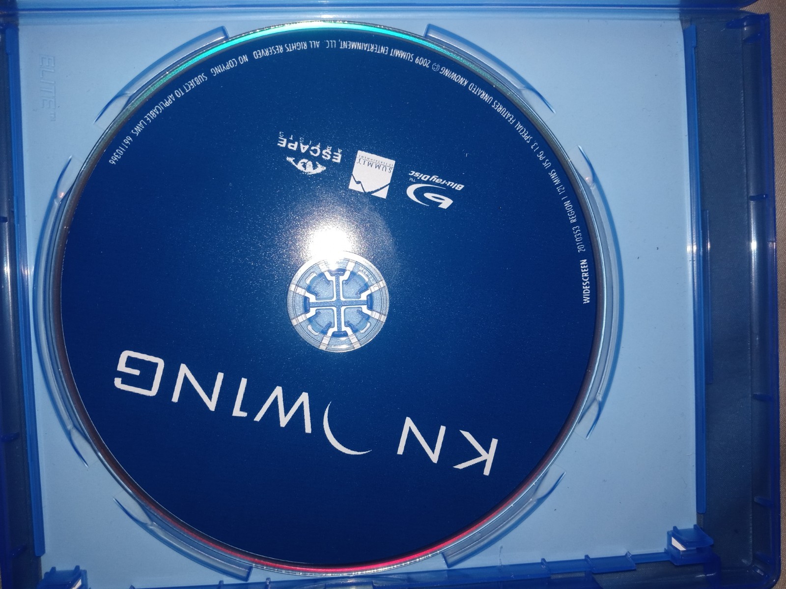 Summit Knowing Blu-ray Widescreen Nicolas Cage Alex Proyas PG-13 2009 121 Min
